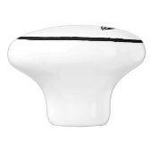 Noordwestkust van de Stille Oceaan Haida art Salmo Keramische Knop (Zijkant)