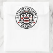 Noordwestkust van de Stille Oceaan: Haida-sluipsko Vierkante Sticker (Tas)