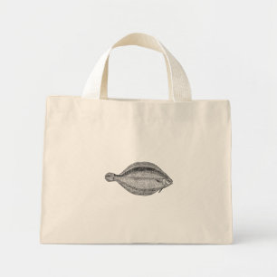 Noordzeekracht Vis Gepersonaliseerde Sjabloon Mini Tote Bag