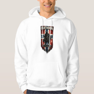 Noormannen Viking krijger Noorse vlag Hoodie