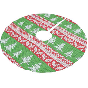 Noors Alpiene kerstboompatroon Kerstboom Rok