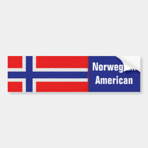 Noors-Amerikaans Bumpersticker
