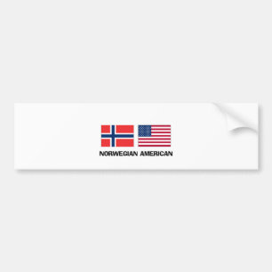 Noors Amerikaans Bumpersticker