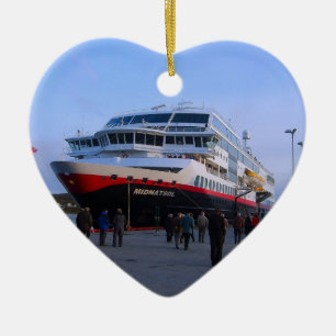 Noors cruiseschip keramisch ornament