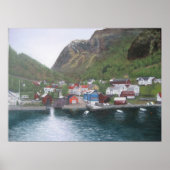 Noors dorp poster (Voorkant)