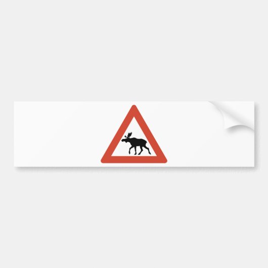 Noors Elk Bumpersticker (Voorkant)