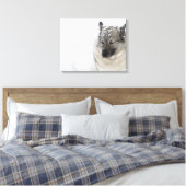 Noors Elkhound Canvas Afdruk (Insitu (Slaapkamer))