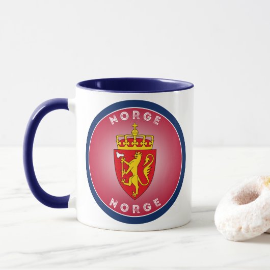 Noors Erfgoedembleem Mok (Met donut)