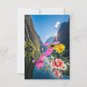 Noors feest RSVP kaartje (Achterkant)