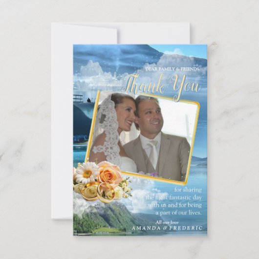 Noors feest RSVP kaartje (Voorkant)