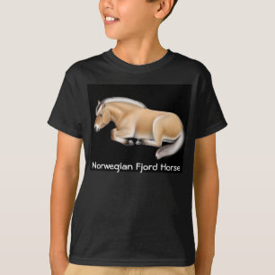 Noors Fjord Horse Kinder Dark T-Shirt