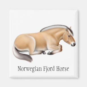 Noors Fjord Horse Magnet Magneet