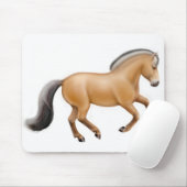 Noors Fjord Horse Mousepad Muismat (Met muis)
