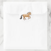 Noors Fjord Paard Sticker (Tas)