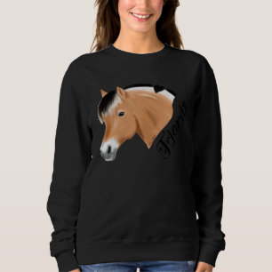 Noors Fjord Paard voor Fjorden Dark Rider Trui