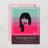 Noors hout - Naoko Briefkaart (Voorkant / Achterkant)