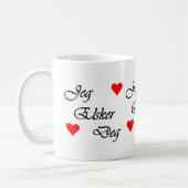 Noors I houdt van Norsk Jeg Elsker Deg Mok (Links)