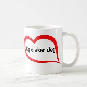 Noors Ik hou van je Koffiemok