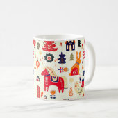 Noors kerstfeest Mok (Voorkant rechts)