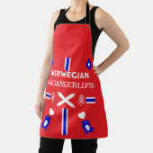 Noors Lefse Flatbrood Apron Schort (Insitu)