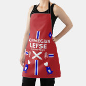 Noors Lefse Flatbrood Apron Schort (Insitu)