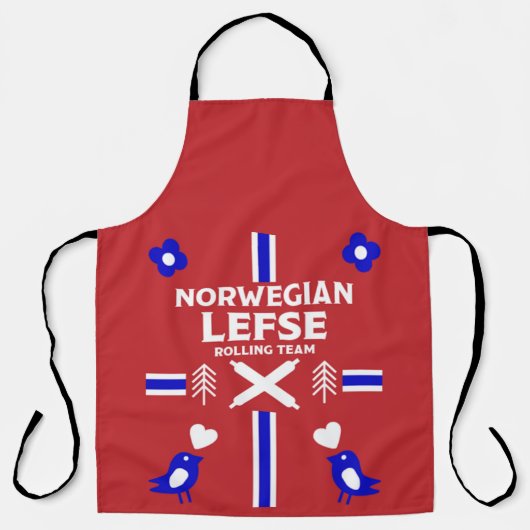 Noors Lefse Flatbrood Schort (Voorkant)