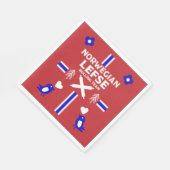 Noors Lefse Flatbrood Servet (Hoek)