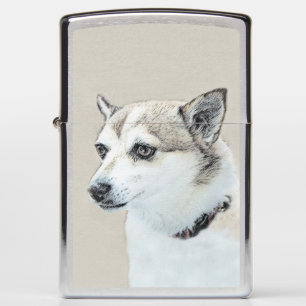 Noors Lundehund-schilderij - Oorspronkelijke honde