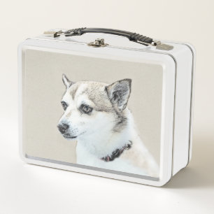 Noors Lundehund-schilderij - Oorspronkelijke honde