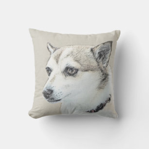 Noors Lundehund-schilderij - Oorspronkelijke honde Buitenkussen
