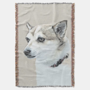 Noors Lundehund-schilderij - Oorspronkelijke honde Deken