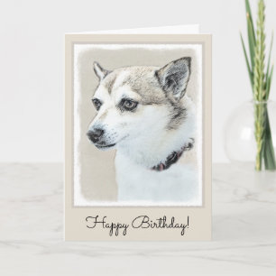 Noors Lundehund-schilderij - Oorspronkelijke honde Kaart