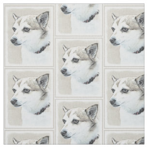 Noors Lundehund-schilderij - Oorspronkelijke honde Stof