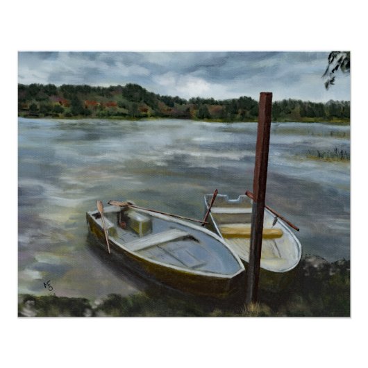 Noors meer perfect poster (Voorkant)