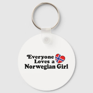 Noors meisje sleutelhanger