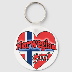 Noors meisje sleutelhanger