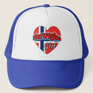 Noors meisje trucker pet