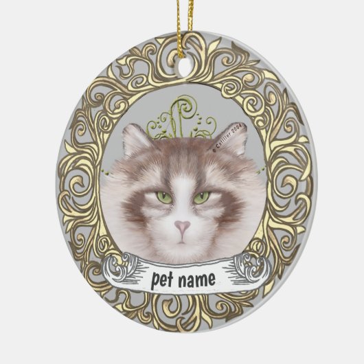 Noors ornament "Forest Cat Loving Memory" (Links)