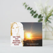 Noors spreekwoord - briefkaart (Staand voorkant)