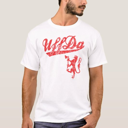 Noors Uff Da t shirt (Voorkant)