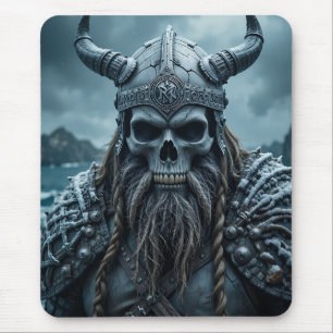 Noors Viking Poster met hoornhelm Muismat