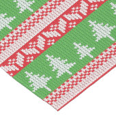 Noorse Alpiene kerstbomen Korte Tafelloper (Hoek)