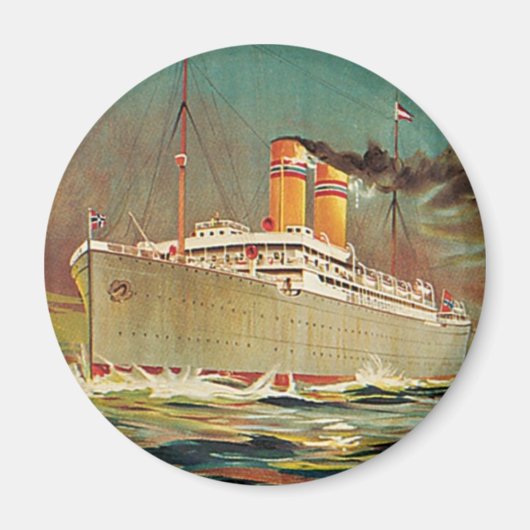 Noorse Amerikaanse lijn Magneet (Voorkant)