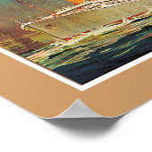 Noorse Amerikaanse lijn Poster (Hoek)