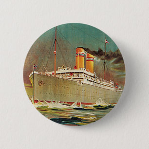 Noorse Amerikaanse Lijn Ronde Button 5,7 Cm