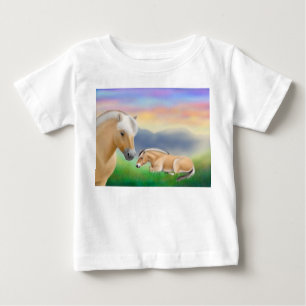 Noorse Baby T-Shirt Paarden van Fjord