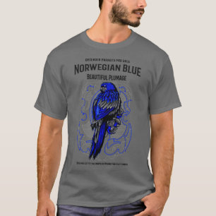 Noorse blauwe papegaai t-shirt