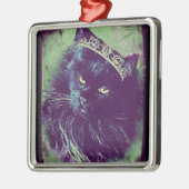 Noorse boskat metalen ornament (Links)