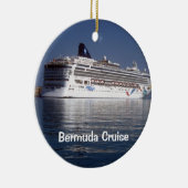 Noorse Dageraad, Bermuda Cruise Keramisch Ornament (Rechts)