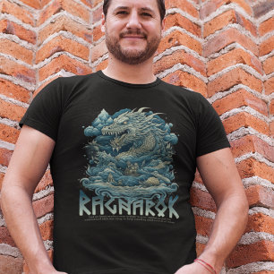 Noorse Draak Viking Asatru Jörmungandr Ragnarok T-shirt